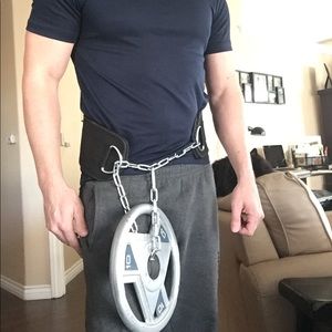 Workout weight belt.